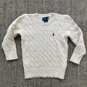 Polo by Ralph Lauren Off-White Cable Knit Sweater